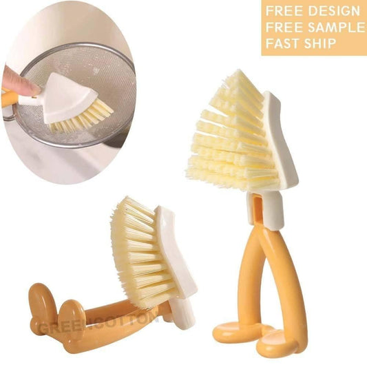 Foldable Triangular Gap Cleaning Brush