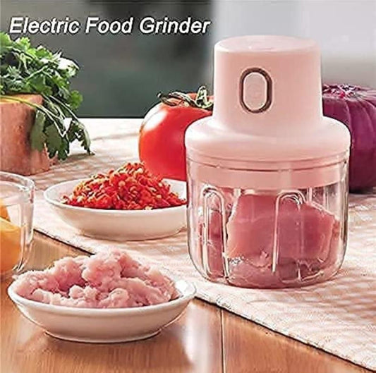 Portable Electric Mini Food Chopper – USB Rechargeable