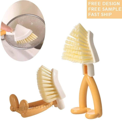 Foldable Triangular Gap Cleaning Brush