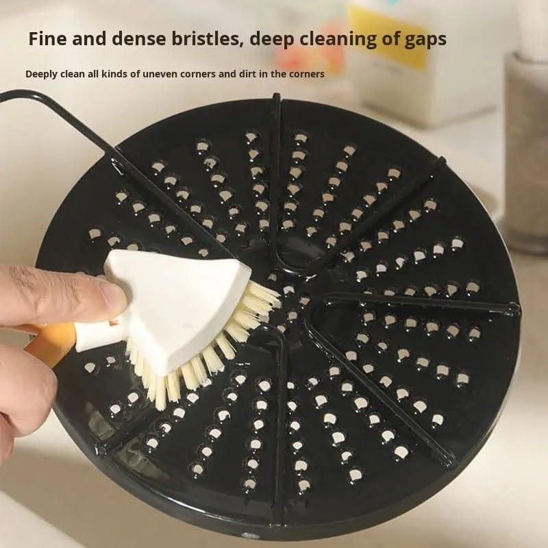Foldable Triangular Gap Cleaning Brush