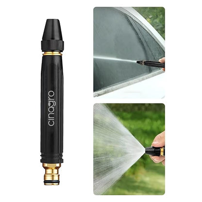 Portable High Pressure Washing Water Nozzle (Black)