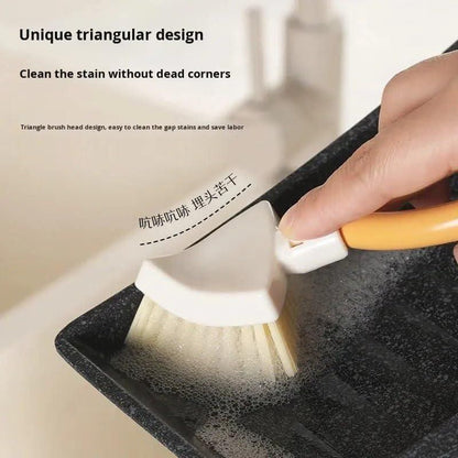 Foldable Triangular Gap Cleaning Brush