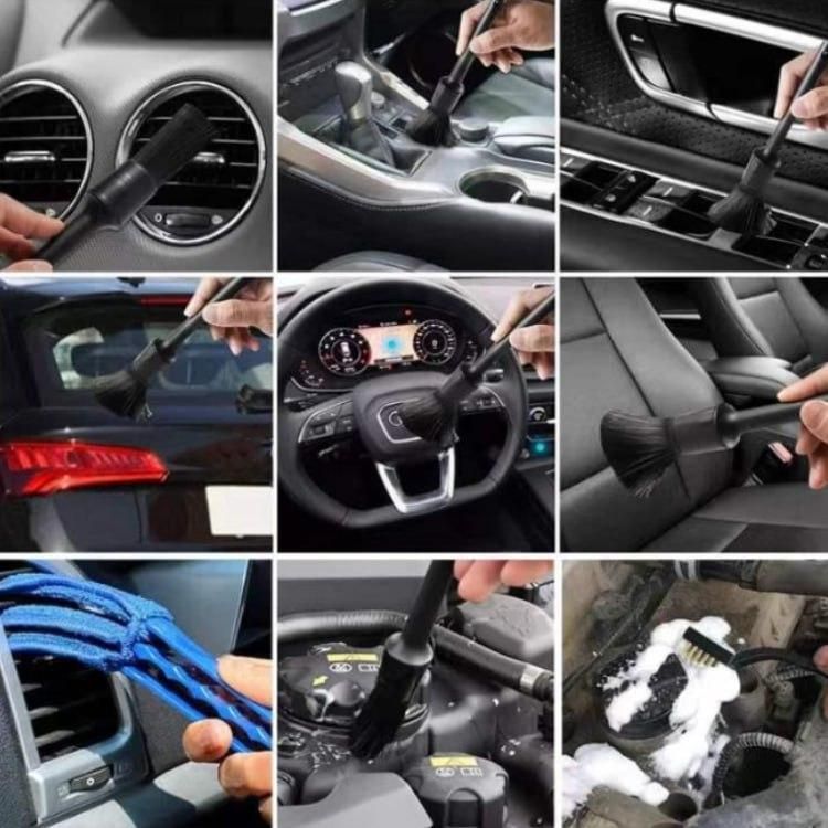Premium Car Cleaning Accessories ( 15 pcs of brush kit )