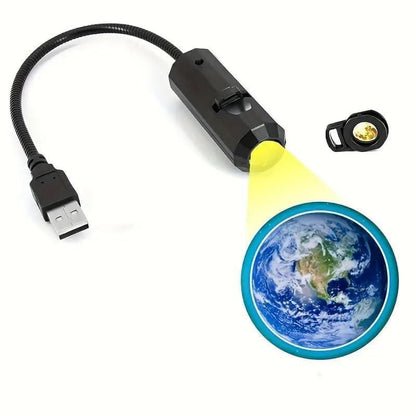 360-Degree Earth Projection USB LED Mini Night Light