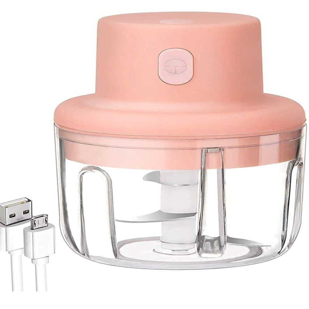 Portable Electric Mini Food Chopper – USB Rechargeable